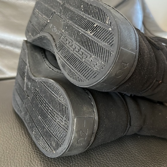 Po-Zu Black Lace-up Winter Boots - Picture 8 of 12